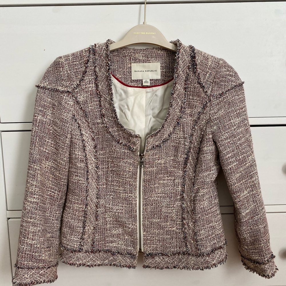 Pretty tweed cropped jacket